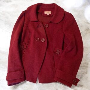 Merona Red Pea Coat